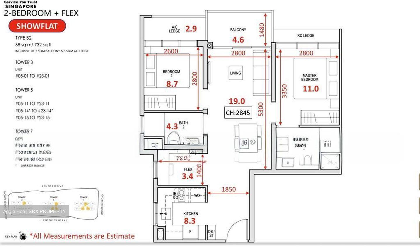 Lentor Modern (D26), Apartment #518118001